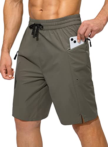 Men's Swim Trunks Quick Dry Board Shorts with Zipper Pockets Beach