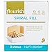 Flourish Brand 100% Recycled Spiral Cushion Fill, Brown, 6 Cubic Feet Total (287539)