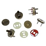 PEPPERLONELY Brand, 20 Sets Antiqued Bronze Purse Magnetic Snap Clasps Closesure For Purse Handbag 18mm(6/8