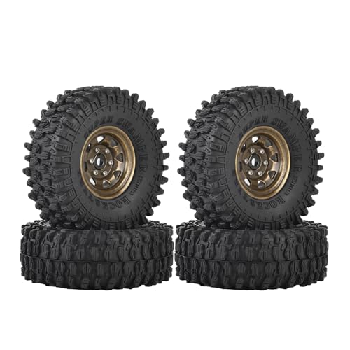 WONFAST 4�� 1.5�C���` �A���~�j�E������ ���^�� �r�[�h���b�N �z�C�[�� �����ƃS���^�C�� 1/10 RC ���b�N �N���[���[ �� Axial AX90069 D90 TF2 �^�~�� CC01 JIMNY UTB18 �A�b�v�O���[�h�p�[�c (9