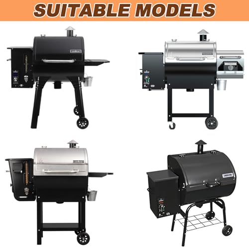 Image of Drip Tray Heat Baffle & Drip Tray Liners Kits Replacement for Camp Chef 24 Series /PG24SG-4 /Woodwind SG 24 Pellet Grills, Grill Drip Pan Parts for SmokePro SG 24 /STX 24 and Traeger Pro 20 22 575 Series