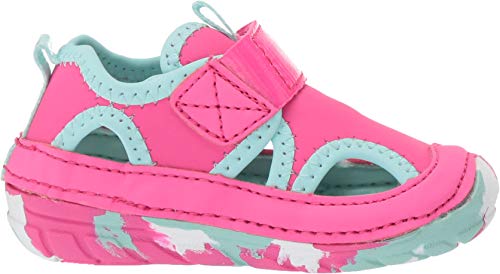 Image of Stride Rite Girl's Soft Motion Splash Boy's /Girl's Water Play Sandal Sandal, FUCHSIA, 6 W US Big Kid
