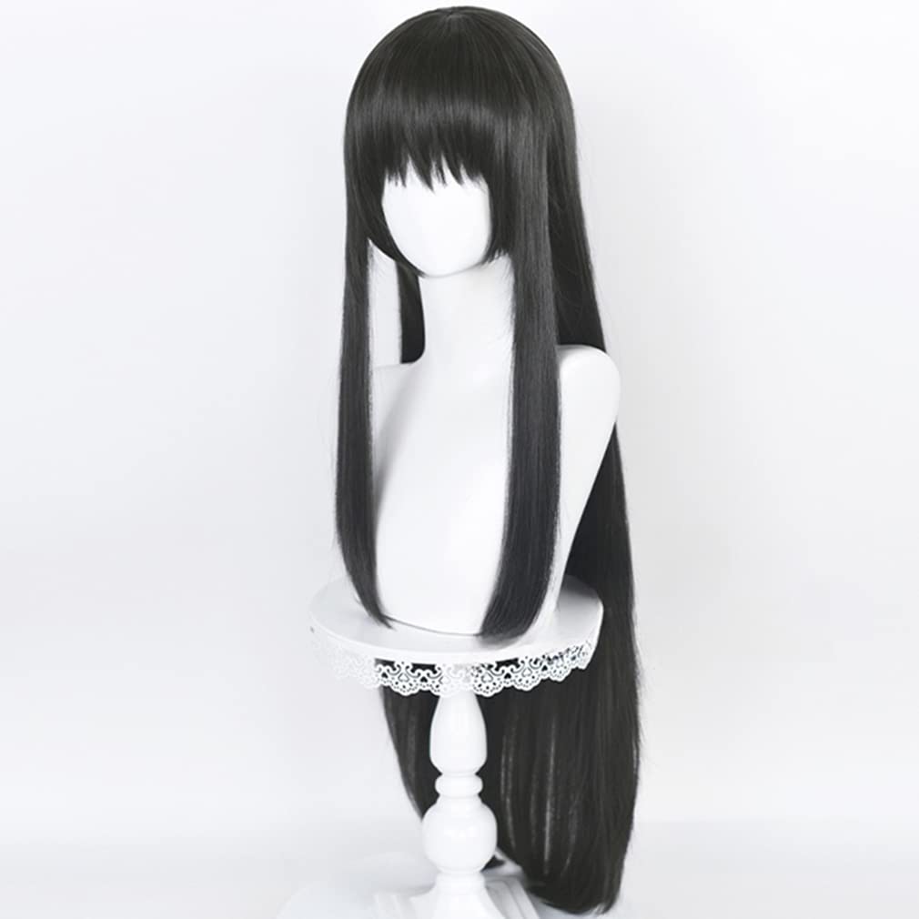 Amazon.co.jp: LAOBAO コスプレ ウィッグ 暁美ほむら ロング 黒 かつら