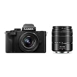 Panasonic Lumix G100D | Appareil Photo Hybride + Objectif 12-32mm + Objectif 45-150mm (Capteur 4/3 20.3MP, Vidéo 4K/ 30p, OZO Audio by Nokia, Mode Selfie Vidéo, Stab.) Noir – Version Française
