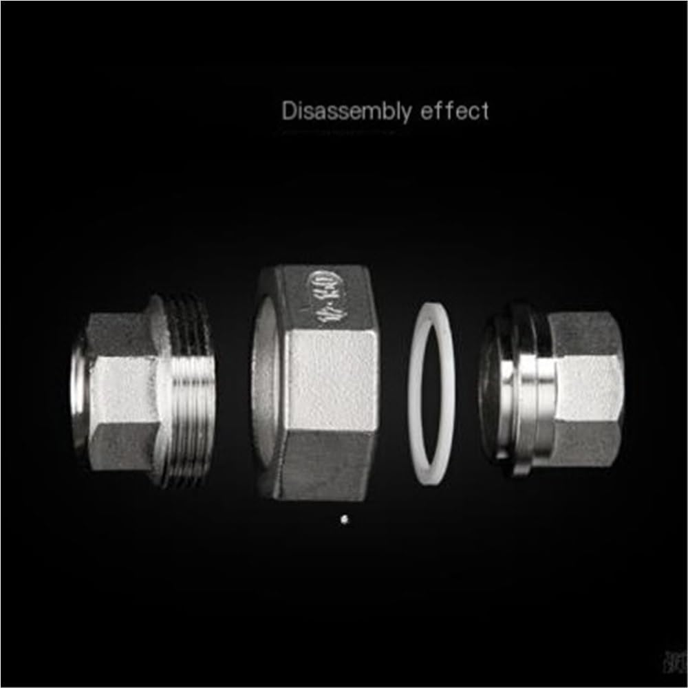 Raccord fileté NPT haute résistance en acier inoxydable 304/316 épais for conduite d'eau, 1 pièce(10PCS DN8 304)