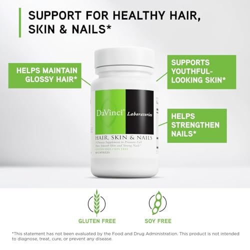 DaVinci Labs Hair, Skin & Nails, 60 Capsules - image 3
