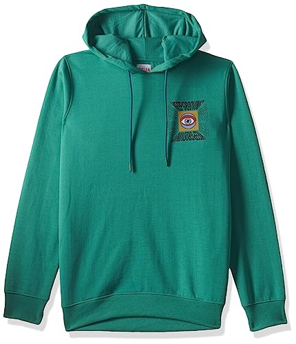 Pull à capuche homme vert regular fit taille 42 sweat sport casual