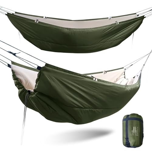 Travel Bird Hammock Underquilt for Camping Hammock, Warm Insulation Ultralight 4 Season Under Quilt...