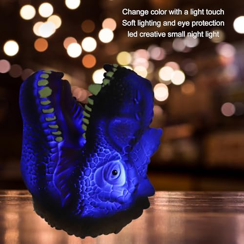 Lámpara de Noche Dinosaurio LED con Cambio de Color miniatura 3