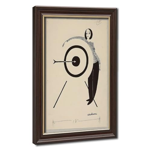Toile Christina Malman femme et cible pour créer une ambiance moderne dans votre bureau de travail