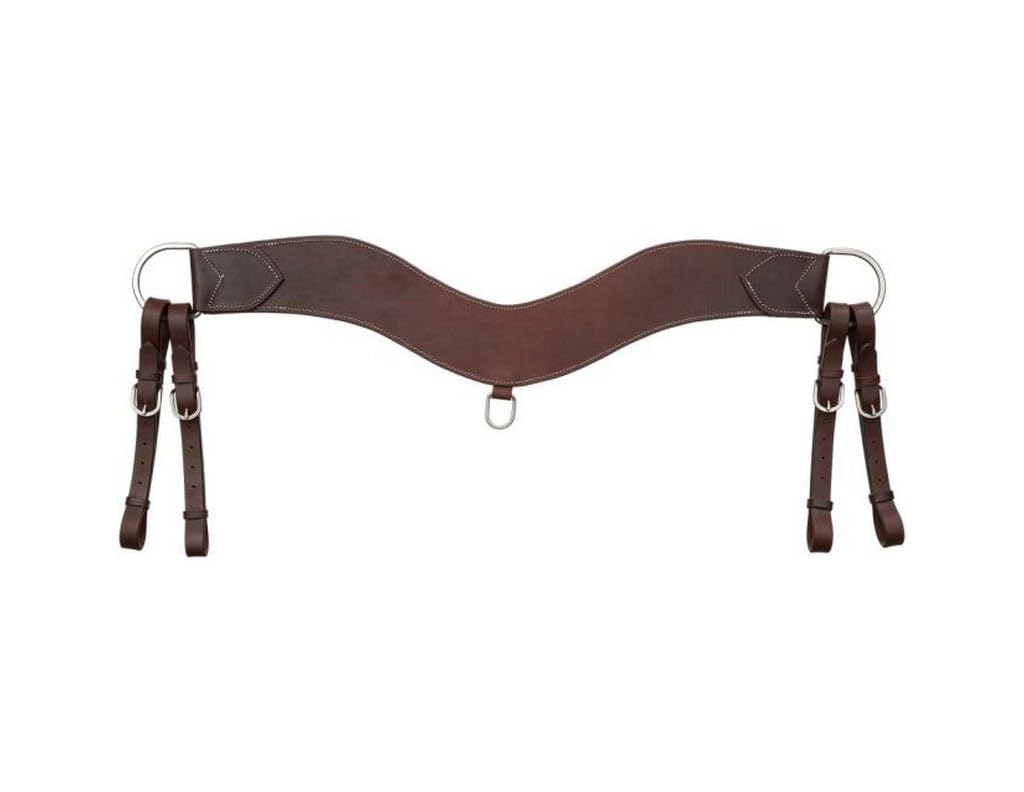 Tough 1 Royal King Harness Leather Tripping Collar