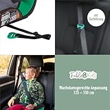 FableKids Booster Seat | ECE R129/03 Certified | 3-Point Harness | for Children up to 5 Years or 125–150 cm | 43 x 40 x 21 cm | Grey - Image 9