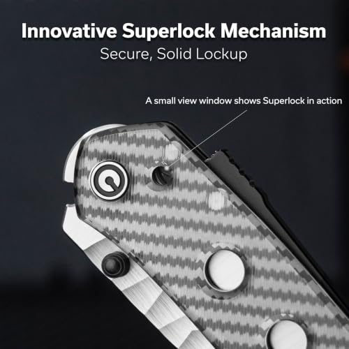CIVIVI Vision FG Pocket Knife, 3.54" Nitro-V Reverse Tanto Blade C22036-8