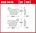 Produktbild Bremsbelag TRW MCB743EC organisch für Roller, Scooter, Offroad passend für SX 250 2T 2003-2018