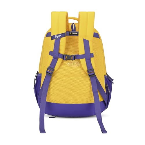 Image of Skybags Klan Plus 37L Casual Backpack for Boys & Girls with 3 Compartments & Adjustable Shoulder Strap | Quick Access Front Pocket | Pencil Pouch | Perfect for School & Travel- Unisex