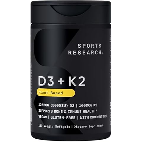 Sports Research Vitamin D3 + K2 Cover