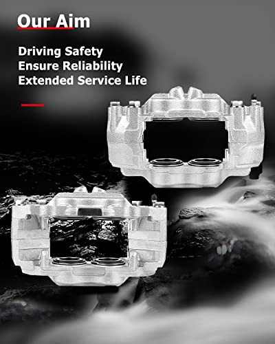 Image of cciyu 19-2985 19-2984 Front Left & Right Brake Calipers Without Bracket For Toyota For 4Runner /For FJ Cruiser /For Tacoma /For Tundra