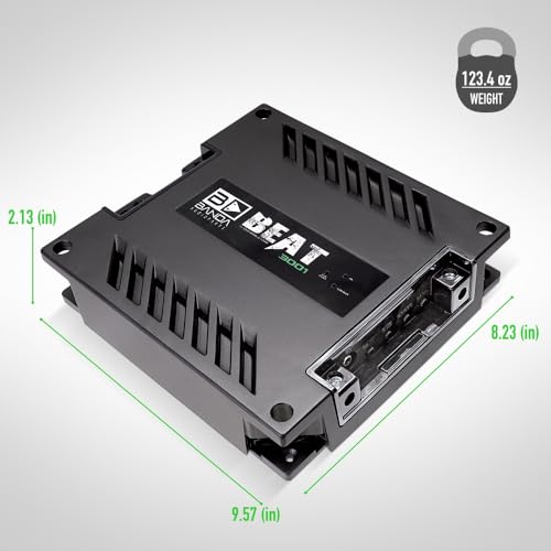 Image of Banda Audiopart BEAT 3001 Car Amplifier 3000W RMS Monoblock Class D 1 Ohm Full-Range Car Audio Amp, Mono Block Amplifier for Subwoofers, Sub Amp, Bass Amplifier & Car Stereo Systems, MID BASS