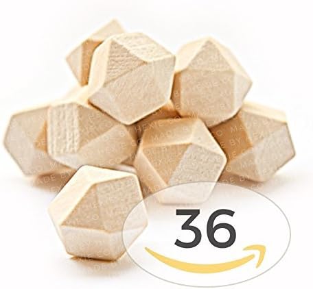 Modern Wood Gem Magnetic Push Pins for Refrigerator Magnets, Home, School, Office Decor