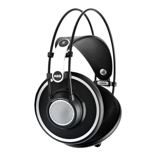 AKG Pro Audio Headphones, Black, 1/4" to 1/8" (K702)