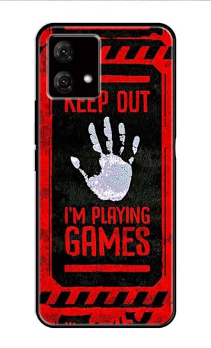 Image of Metal TPU Printed Back Cover for Motorola Moto G84 5G (I Am Gamer) 360 Degree Protection | Camera Protection -25092024(AH)