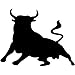 Toro Aufkleber Stier Bulle Sticker Autotattoo Tauro Spanien Autoaufkleber