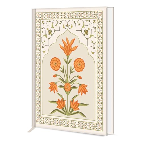 Image of Hard Bound Notebook for Girls & Women | A5 Ruled Journal | 192 Pages | 80 GSM Premium Paper | Designer Laminated Cover | Ribbon Bookmark | Notebook for School, College, Office, Journaling & Note Taking (DM4013)