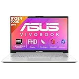 ASUS Vivobook Go 14, AMD Ryzen 5 7520U Processor,(8GB RAM/512GB SSD/14 FHD (1920 x 1080)/Windows 11/M365 Basic (1Year)*/Office Home 2024/Silver/1.38 kg), E1404FA-NK5521WS