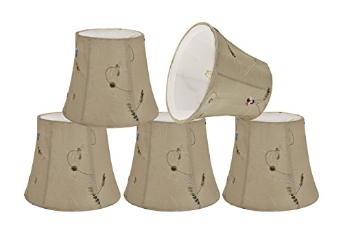 Hottest Sales Aspen Creative 30393-5 Small Bell Shape Chandelier Clip-on Lamp Shade Set (5 Pack), Transitional Design 6 Bottom Width ( 4 x 6 x 5), Gold Best Deal Aspen Creative 30393-5 Small Bell Shape Chandelier Clip-on Lamp Shade Set (5 Pack), Transitional Design 6 Bottom Width ( 4 x 6 x 5), Gold