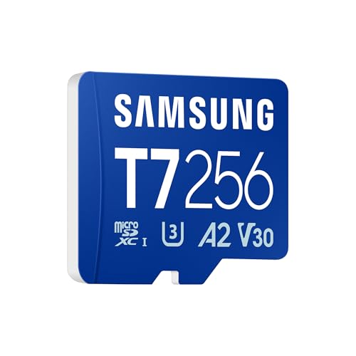 Image of Samsung microSDXC T7 256GB, Transfer Speeds Up to 170 MB /s, Made for Casual Gamers, Amateur Creators, & Everyday Users (MB-MB256T /AM)