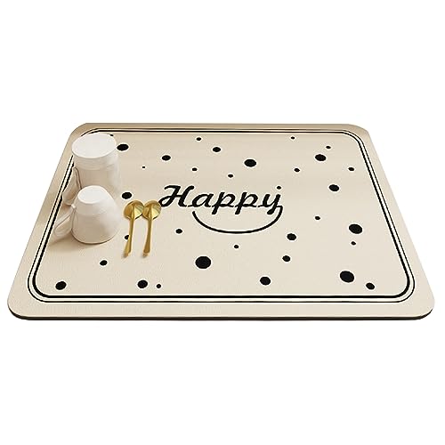 キッチン排水パッド水切りマット吸収性乾燥マット食器食器プレースマットカウンタートッププロテクター浴室用水切りマットキッチンシンク用