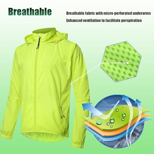 Chaqueta impermeable para ciclismo para hombre miniatura 4