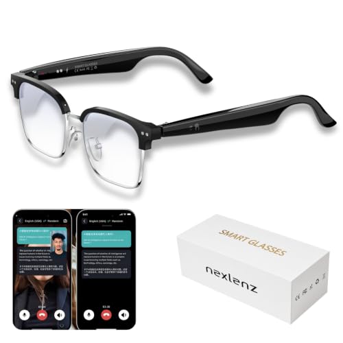 Nexlenz AI Translation Glasses with Bluetooth Audio