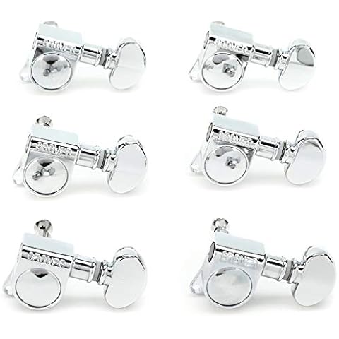 Grover 305 Series Midsize Rotomatics Machinehead Tuners 6-in-Line (Chrome) Cover