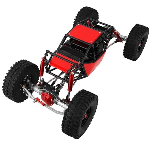 Pothyes Metal DIY 330mm Wheelbase Rock Buggy Frame Chassis Crawler with SCX10 Straight Axles Nylon...