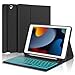 Produktbild SENGBIRCH iPad 9 Generation hülle mit Tastatur - Beleuchtete Tastatur (QWERTZ Layout) mit Stifthalter für iPad 9/8/7th Gen.2021/2020/2019 10.2" - Schwarz
