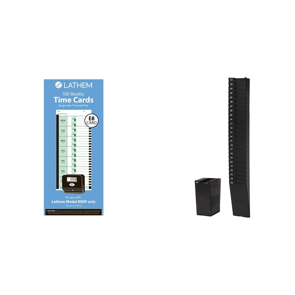LIVE HOUR 　Meets専用ＲOMカートリツジ 3枚セット Amazon.com : Lathem Weekly Thermal Print Time Cards, Single Sided
