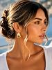 36 Pairs Gold Hoop Earrings Set for Women Multipack, Hypoallergenic Chunky Chain Twisted Hoop Earrings Pack, Fashion Dangle Earrings Jewelry for Gift (B-10Pairs Gold) #1