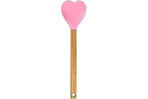 Cute Kitchenware: Heart-Shaped Silicone Spatula