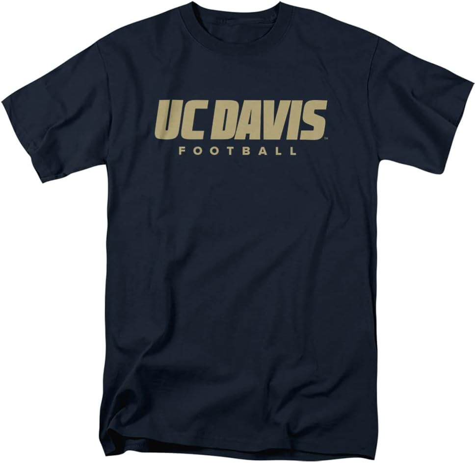 University of California Davis Official Football Unisex Adult T Shirt,Football, 4X-Large