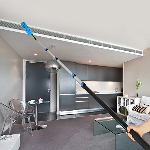 Lineslife Multi-Purpose 24Ft Extension Pole, Lightweight Durable Aluminum Alloy Telescopic Pole For High Ceilings Window Cleaning Paint Roller（Pole Only） #TOP7