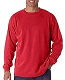 Chouinard Adult Cotton Long-Sleeve Tee - Paprika DirDye - XL