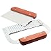 Ehdching 2pcs Stainless Steel Wavy & Straight Soap Mold Loaf Garnish Potato Vegetable Cutter Cutting Tool