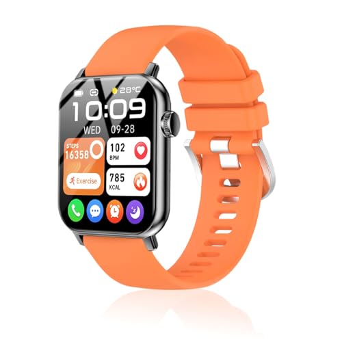 Correa de silicona para reloj iBesi TG09 naranja miniatura 1