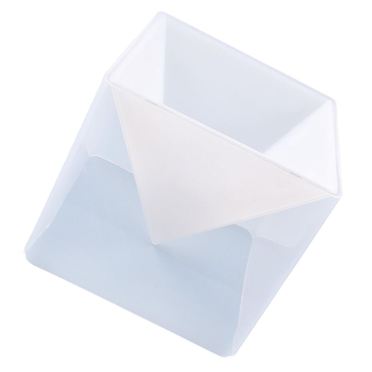 Moule pyramide silicone bijoux DIY et boîte de rangement haute transparence