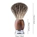 Grandslam Luxury Badger Shaving Brush Handmade Pure Badger Hair Brush with Wood Handle Heavy Alloy Base + Badger Bristle