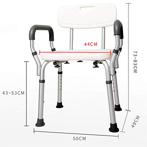 Chaise de douche PMR pour handicapés et mobilité réduite