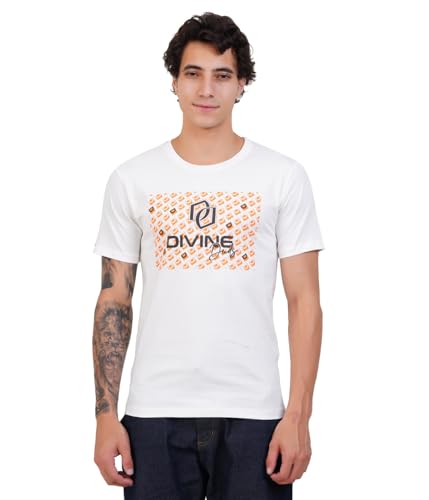 Image of Men's Super Combed Cotton Round Neck Half Sleeve T-Shirt | Soft Breathable Cotton Fabric | Stylish Comfortable Wearfor Men | Quality Regular Fit