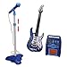 Produktbild TopBau Gitarre Kinder mit Mikrofon und MP3 Lautsprecher 6 Saiten E-Gitarre Spielzeug Kinder Karaoke Musikinstrument Spielset für Kinder