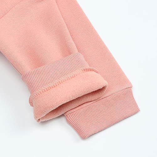 Image of MYGBCPJS Youth 2PCS Jogger Outfits Set Fleece Hooded + Sweatpants Boys Girls Athletic Sweatsuits Pullover Clothes